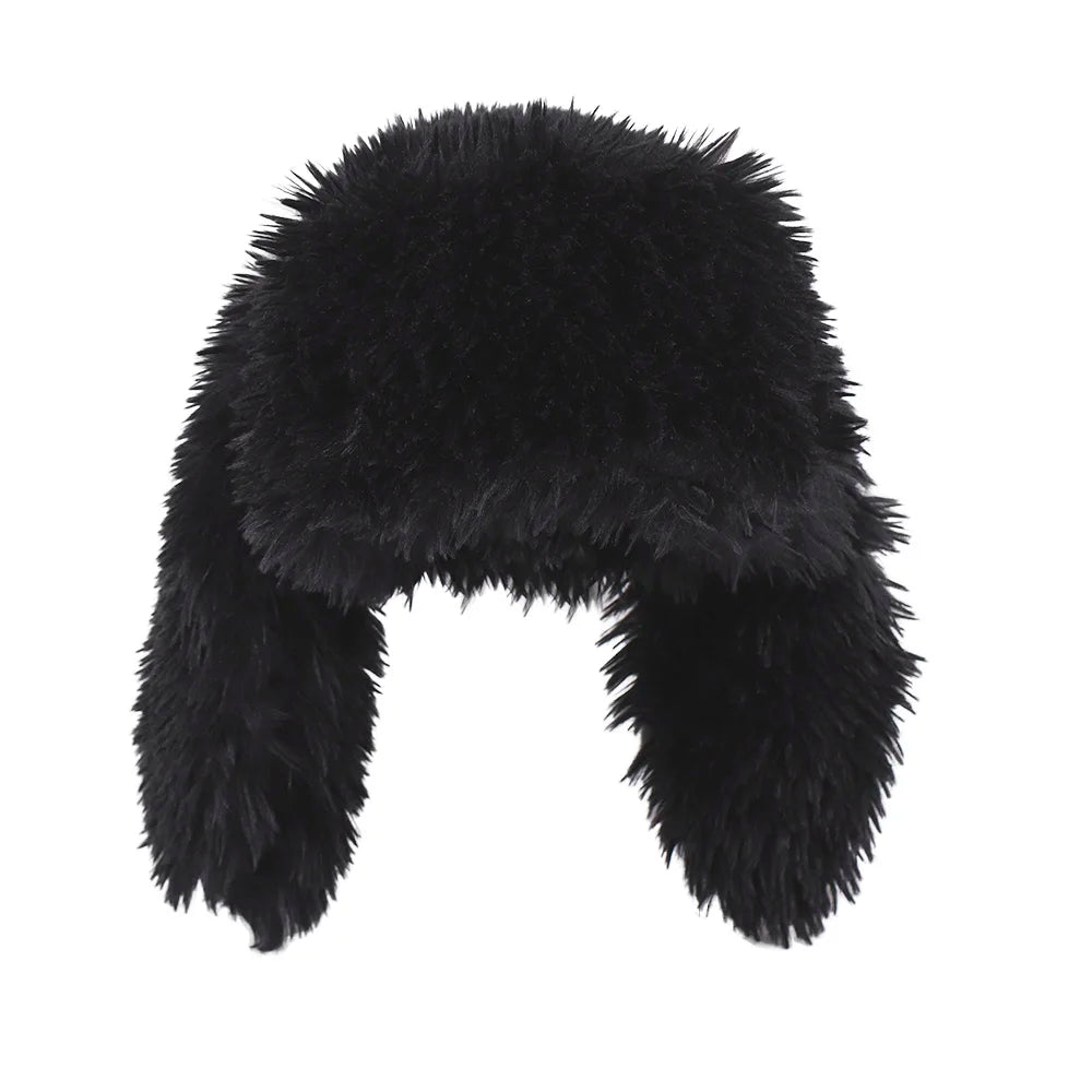 Women's hat bomber ski mask winter hat